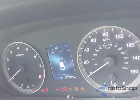 2016 Hyundai Sonata Se z USA, uszkodzony, nr VIN 5NPE24AF1GH386872